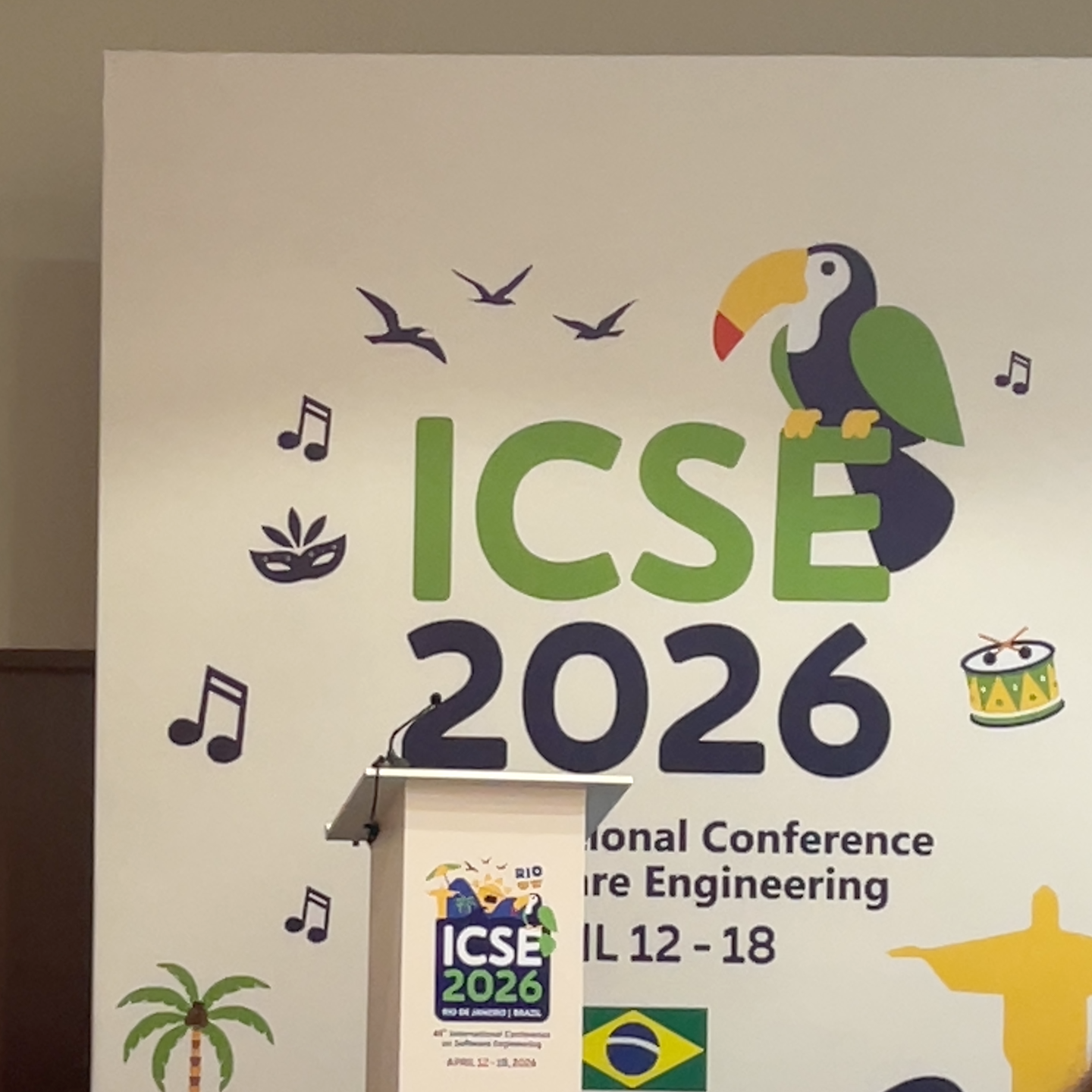 Presented ICSE SEET research in Rio